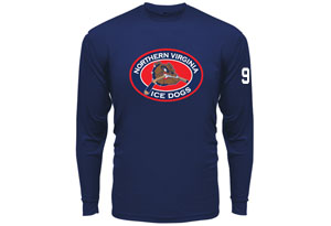 Nova Ice Dogs - Long Sleeve Performance T-shirt