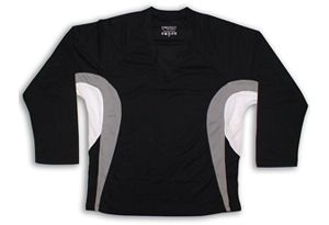 Tron SJ 200 Dry-Fit Jersey - Black/Silver/White