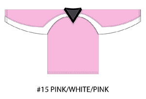 Color #15 Pink/White/Pink
