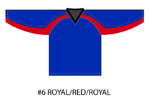 Color #6 Royal/Red/Royal