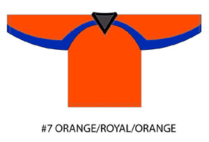 Color #7 Orange/Roy/Orange