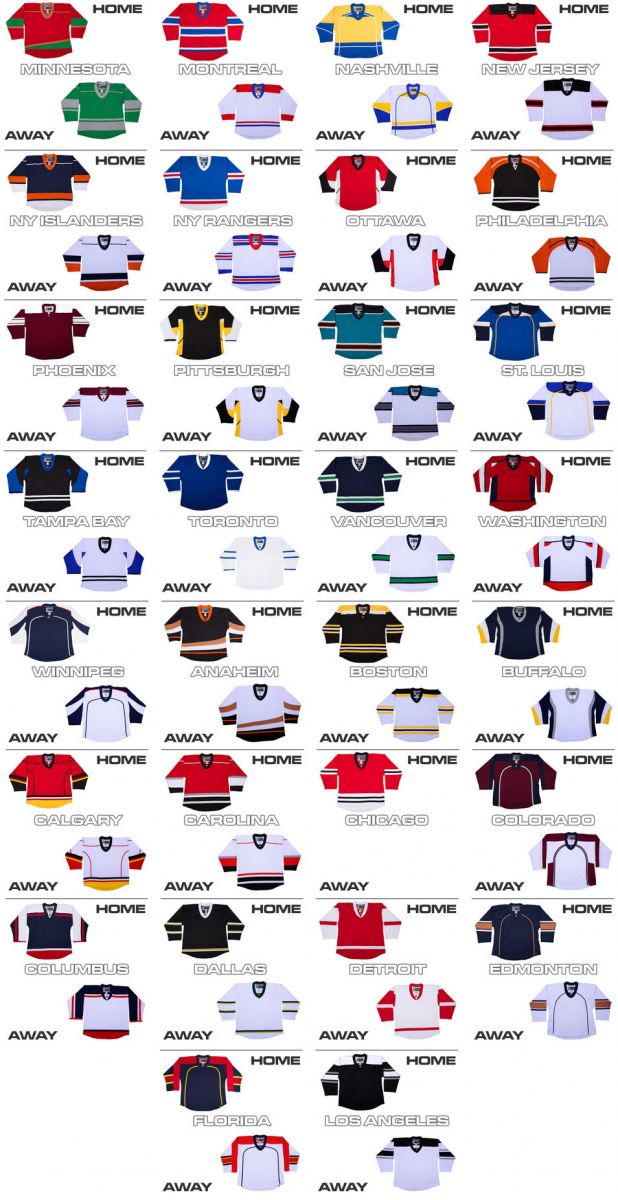 NHL Hockey Jersey Guide - Hockey Jersey Sizes & Styles - Clark Street Sports