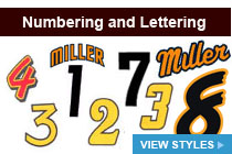 Concrete Pond Sports - Numbering and Lettering