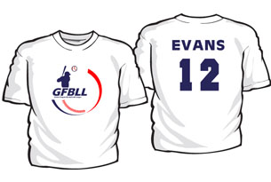 GFBLL League Player T-shirt