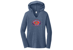 Nova Ice Dogs - District Women's Tri-Blend Long Sleeve Hoodie