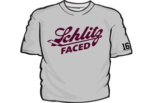 Schlitzfaced - Short Sleeve Logo Tee