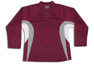 Tron SJ 200 Dry-Fit Jersey - Maroon/Silver/White